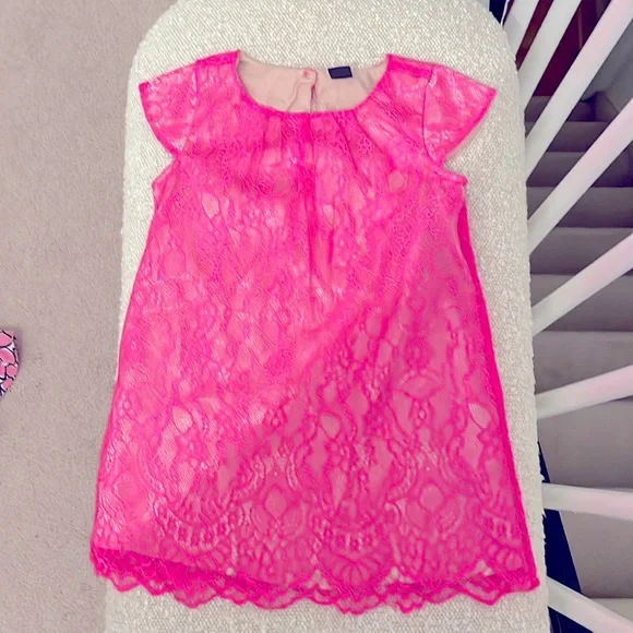 gap hot pink dress GAP Hot Pink Poplin Shirt Dress XS  ABBY ESSIE
